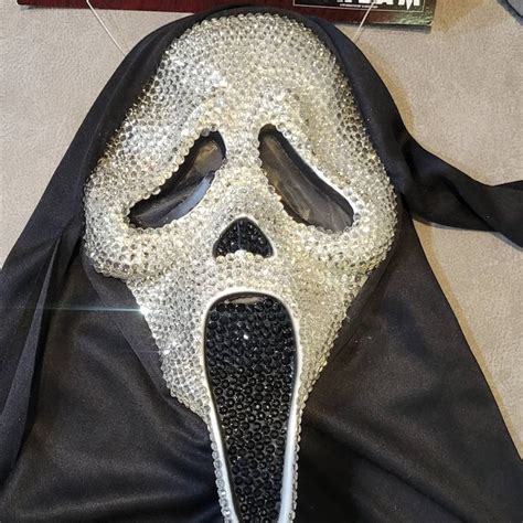 Bedazzled Scream Mask Etsy