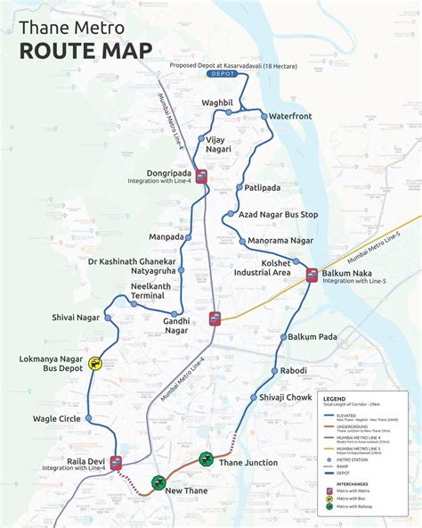 Thane Metro Route List Of Stations Specifications And More