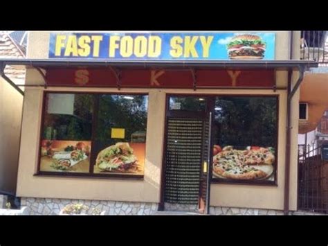 Brcanski Pitagora Testiram Burger U Sky Fast Foodu VLOG 1 YouTube