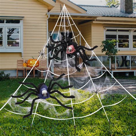 Halloween House Spider Decorations