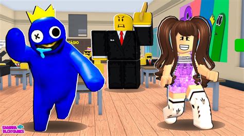 PRECISAMOS ESCAPAR DA ESCOLA DO AZUL BABÃO NO ROBLOX Escape Rainbow