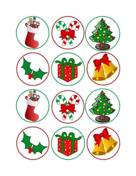 Pin By Mayra Class On Clip Art Christmas Stickers Printable