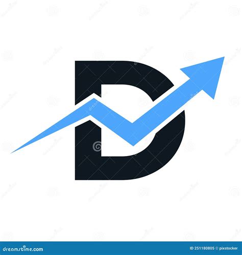 Letter D Financial Logo Finance And Financial Investment Development