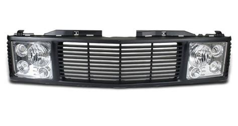 88 98 Chevy C10 Gmc C10 Conversion Grille Black Grille Chrome Headlights