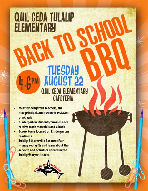 Quil Ceda Tulalip Elementary Back to School BBQ, Aug 22 - Tulalip News