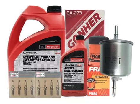 Kit Afinación Motorcraft 20w50 Ford Ranger 1989 2 3 Envío gratis