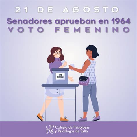 21 DE AGOSTO LAS MUJERES Y EL VOTO FEMENINO CPPS