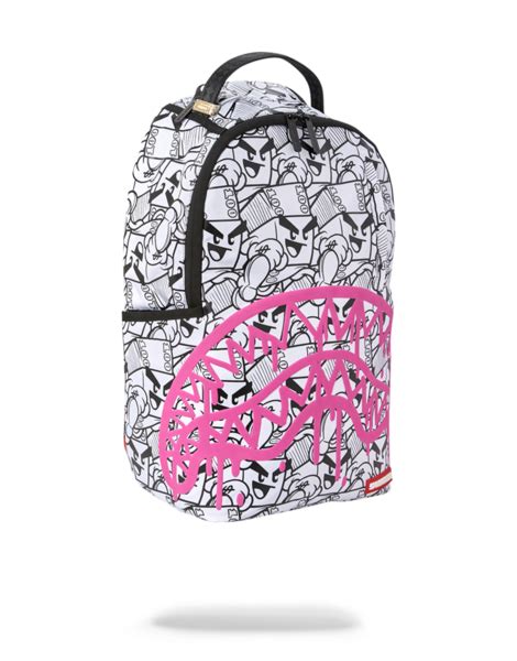 Money Boys Attack Backpack Backpacks Sprayground Water Resistant Fabric