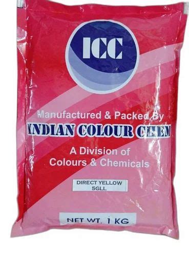 ICC Direct Yellow 5GLL Dye At Rs 400 Kg Textile Dyes In Vasai Virar