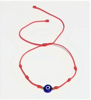 Pulsera Ojo Turco Azul Inteligencia Billas De Acero Y Nudos