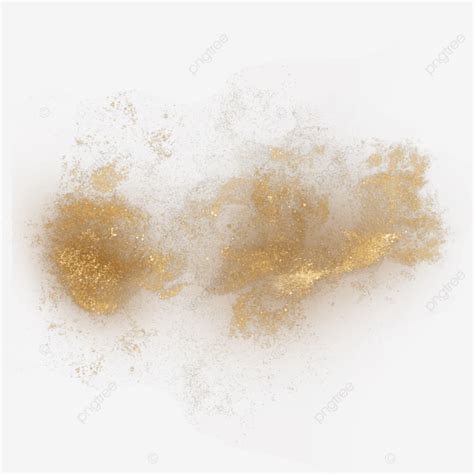 Gold Dust Glitter Transparent Gold Dust Gold Glitter Dust PNG