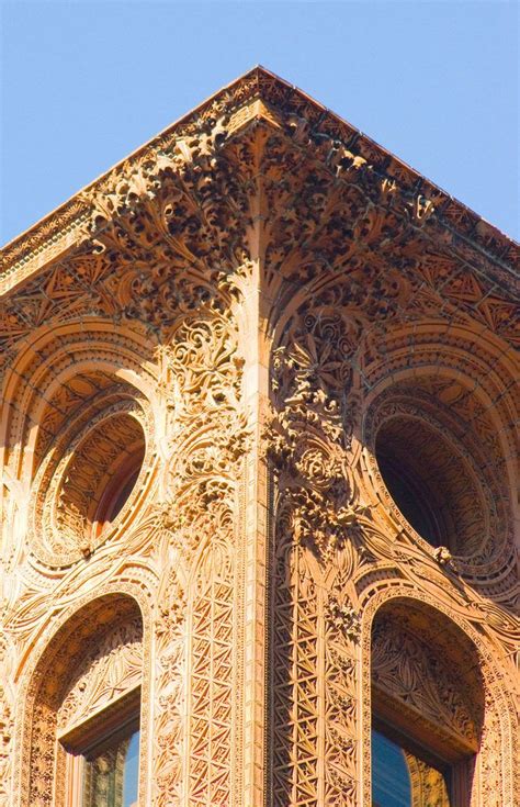 The Intricate Design At The Top Of Louis Sullivan S Guaranty Building