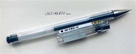 Pilot Hi Tec C Gel Pen Unsharpen