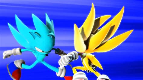 Super Sonic And Super Shadow Vs Nazo Sonic Nazo Unleashed 3d Images