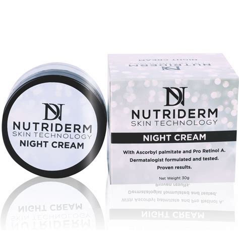 Nutri Derm Night Cream G Nutri Derm Technology