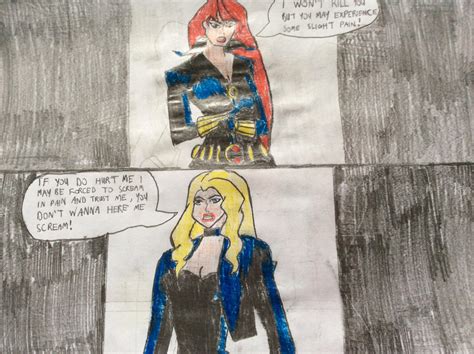Black Widow Vs Black Canary By Tb86 On Deviantart