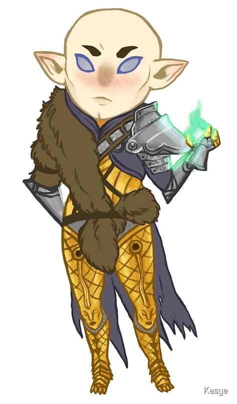 Chibi Trespasser Solas By Kasye Redbubble