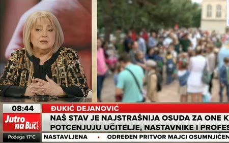 Ministarka Slavica Uki Dejanovi Najavila Nova Stroga Pravila Za Kraj