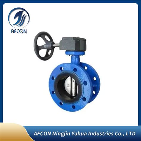 Dn Inch Pn Epdm Rubber Seat Double Flange Type Ductile Iron