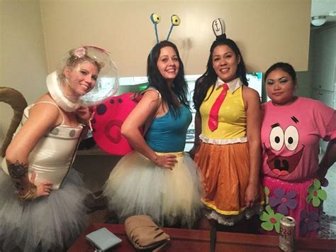 Spongebob Group Costume Spongebob Diy Halloween Spongebob