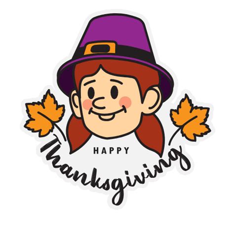 Thanksgiving Stickers In Svg Png Ai Drawhipo