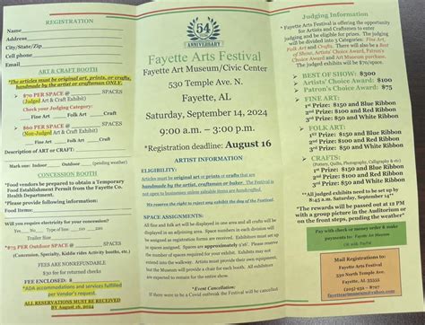 Fayette Arts Festival Fayette Al
