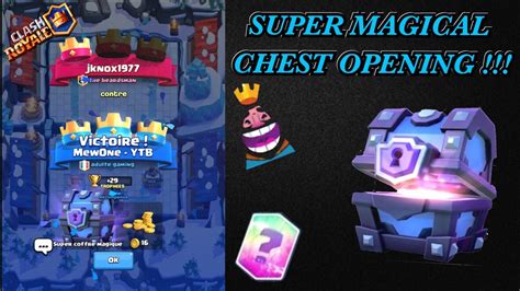 Clash Royale MEGA PACK OPENING SUPER COFFRE MAGIQUE GEANT YouTube