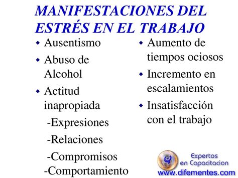 ESTRÉS LABORAL CALIDAD DE VIDA ppt descargar