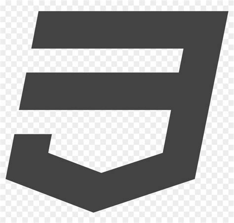 Css 3 Logo Png Transparent Css Logo Black And White Png Download