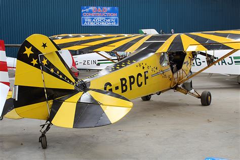 G BPCF G BPCF Piper J 3C 65 Cub Headcorn 16 06 2019 Mike Burdett