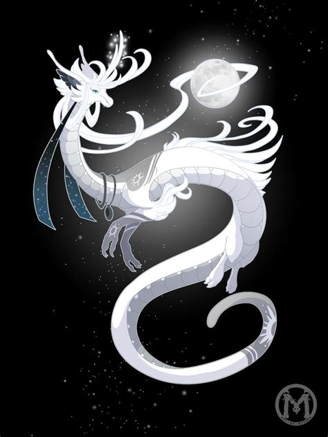 Dragon A Day JAN10 The Moon By Mythka Dragon Artwork Creature