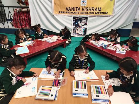 Drawing Competition Vanita Vishram Girls Pre Primary School