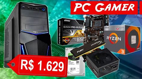 Pc Gamer Mais Barato Melhor Desempenho Em Jogos 24 05 2019 YouTube