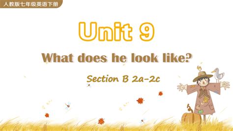 Unit 9 What does he look like Section B 2a 2c课件 共34张PPT 21世纪教育网