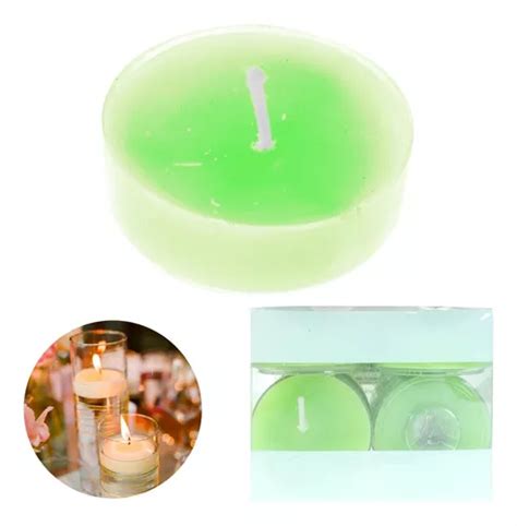 Velas Tea Lights Flotantes Con Aroma Pz Meses Sin Inter S