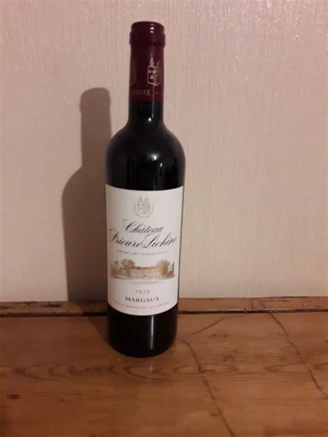 CHÂTEAU PRIEURÉ LICHINE 2020 appellation Margaux 4ème Grand Cru Classé