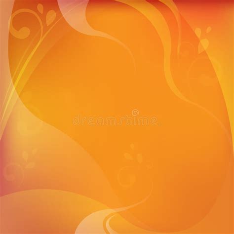 Abstract Orange And Yellow Background Vector Stock Vector