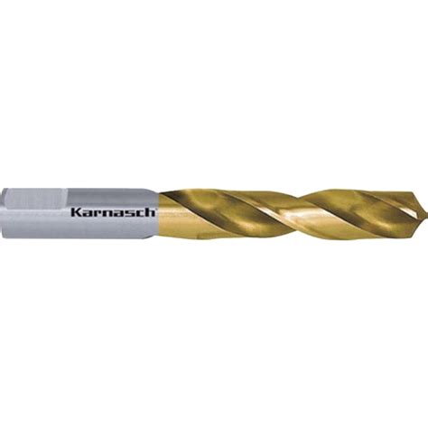 Сверло спиральное HSS-Co с покрытием TiN 2.5x50 мм Karnasch 20.1840-002 ...