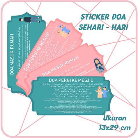 Jual Stiker Doa Sehari Hari Edisi Doa Sehari Hari Vol Shopee