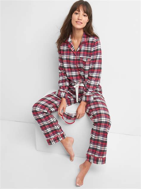 For Court Gap Flannel Pajamas Sz Large Night Suit For Women