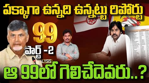 TDP JSP First List Winning Part 2 ఆ 99ల గలచదవర Journalist