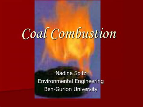 Ppt Coal Combustion Powerpoint Presentation Free Download Id140762