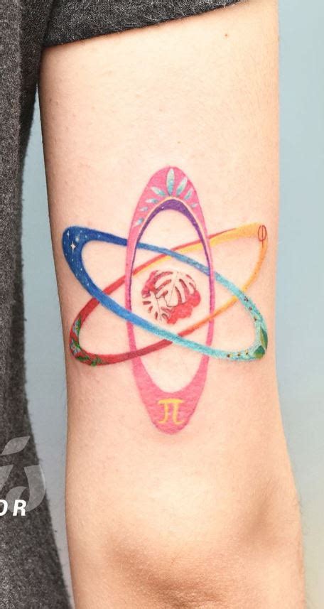 85 Atom Tattoos to Showcase Your Love for Science – Homie Daily