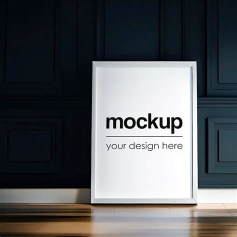 Premium Psd Poster Mockup Psd Framed Artwork Showcase Template