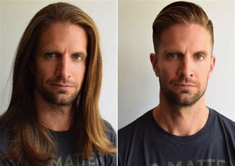 Long Hair Vs Short Hair Mens Incredible Transformations Her Beauty