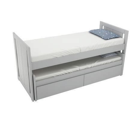 Cama Cucheta S21 S25 Con Escalera Organizador Y Cajonera Bajo Cama