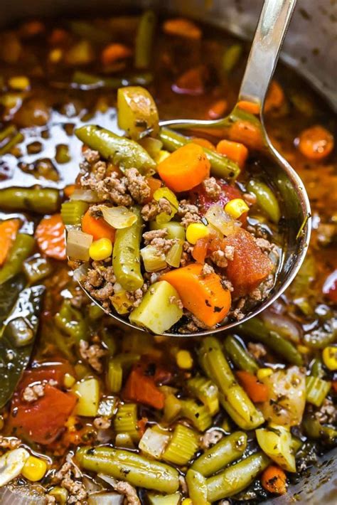 Hamburger Vegetable Soup