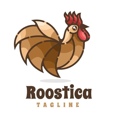 Premium Vector Rooster Mascot Logo