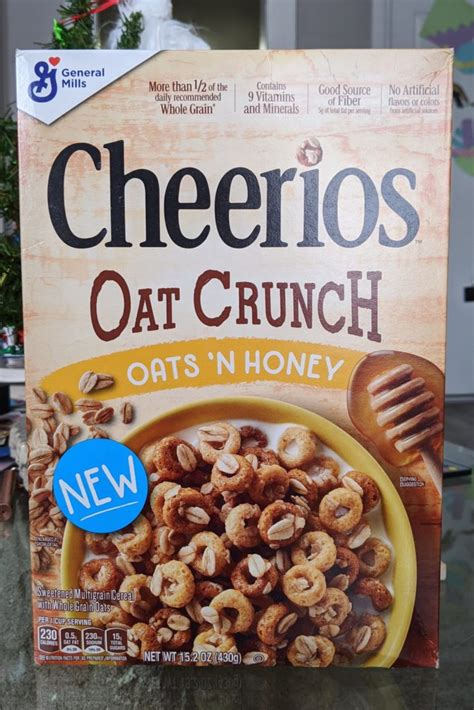 Review Honey ‘n Oats Cheerios Oat Crunch Cerealously