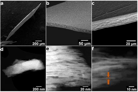 Images Of The Fragments Of The MFI Disc Obtained Via Exfoliation Top